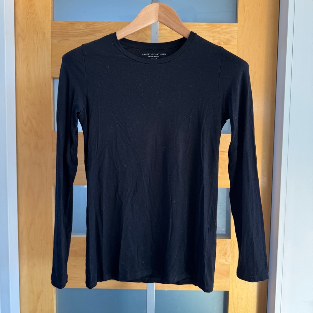 Black Long Sleeve Top